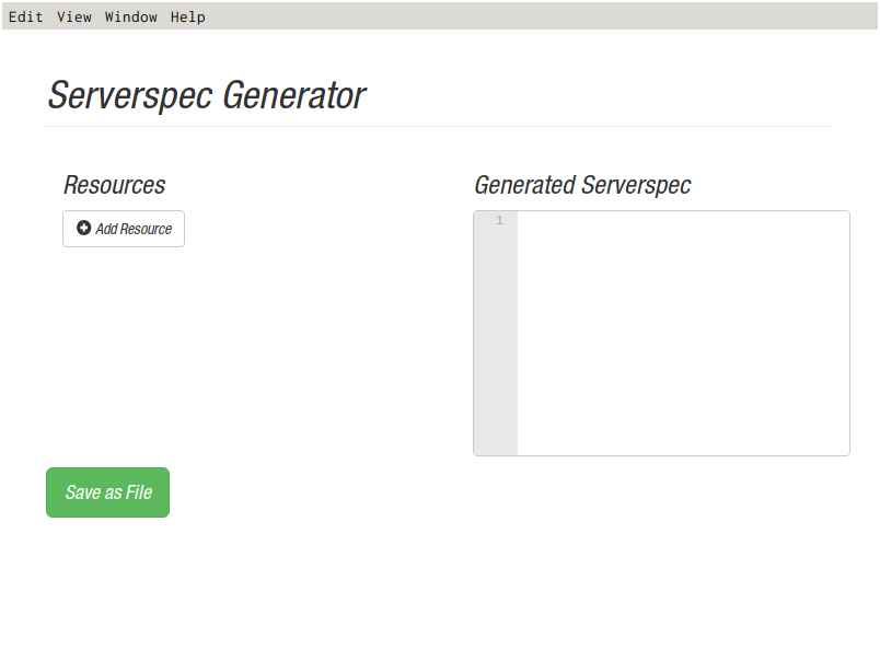 serverspec-generator
