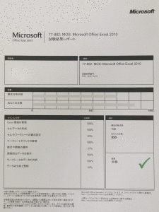 試験結果レポート